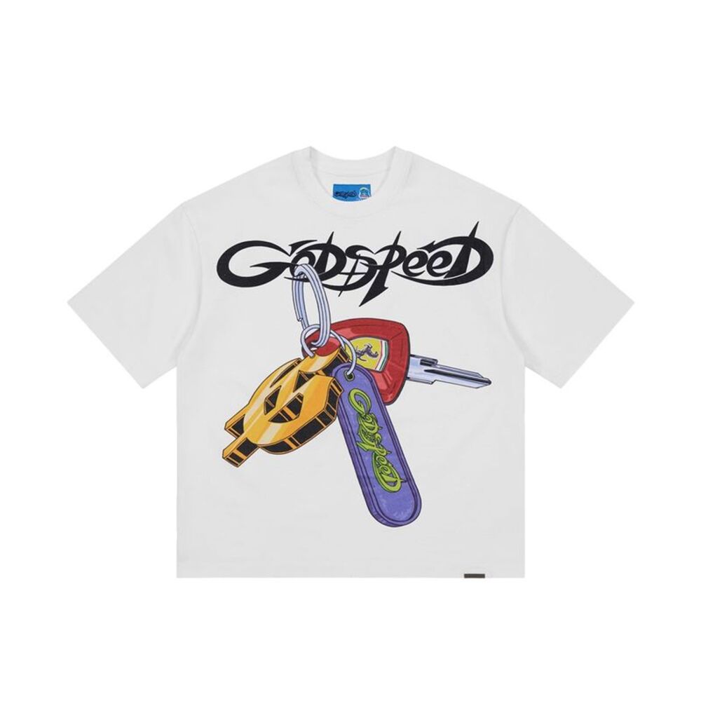 Godspeed NextGen Crew Neck T-Shirt K.O.D Mens White KOD-CREW NECK T-SHIRT